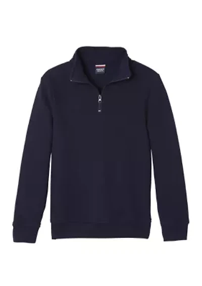 Boys 8-20 Quarter Zip Fleece Sweater