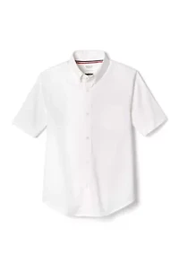 Boys Short Sleeve Oxford Shirt
