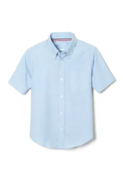 Boys Short Sleeve Oxford Shirt
