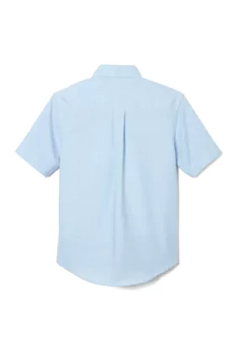 Boys Short Sleeve Oxford Shirt