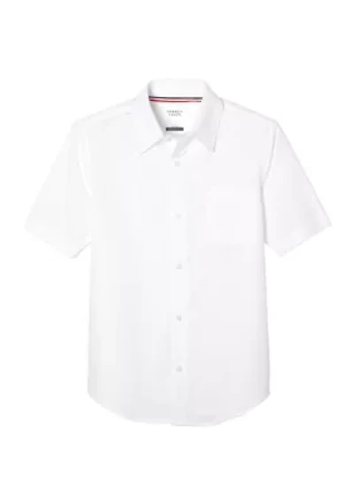 Boys Short Sleeve Classic Dress Shirt