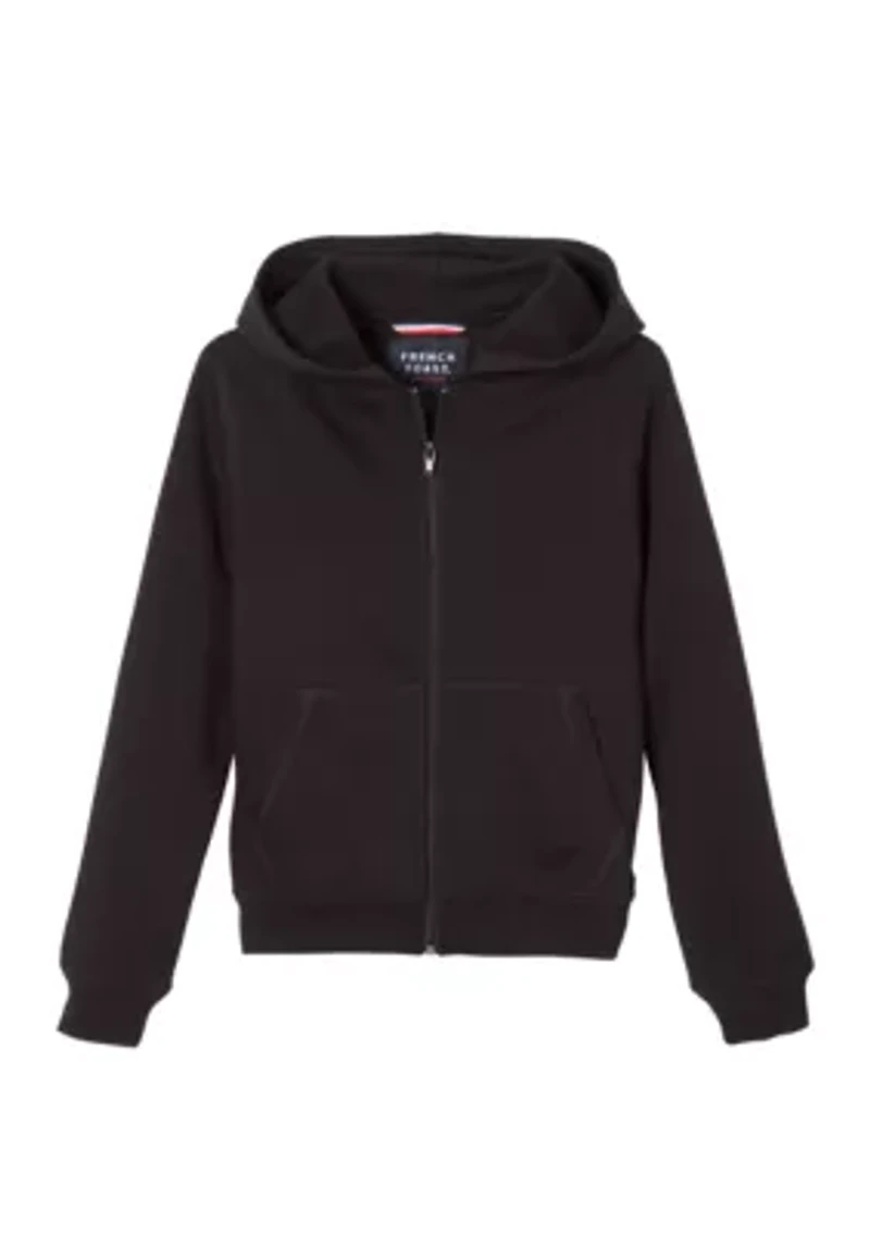 Boys 8-20 Zip Front Fleece Hoodie