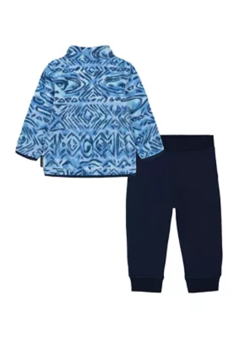 Boys 4-7 Winter Fleece Sweatshirt and Jogger Pants Set