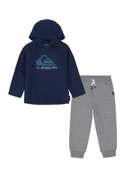 Boys 4-7 Winter Fleece Hoodie and Jogger Set