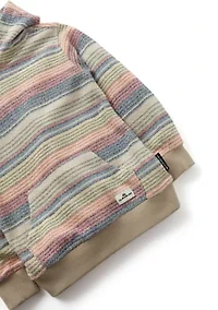 Boys 4-7 Reverse Striped Hoodie Set