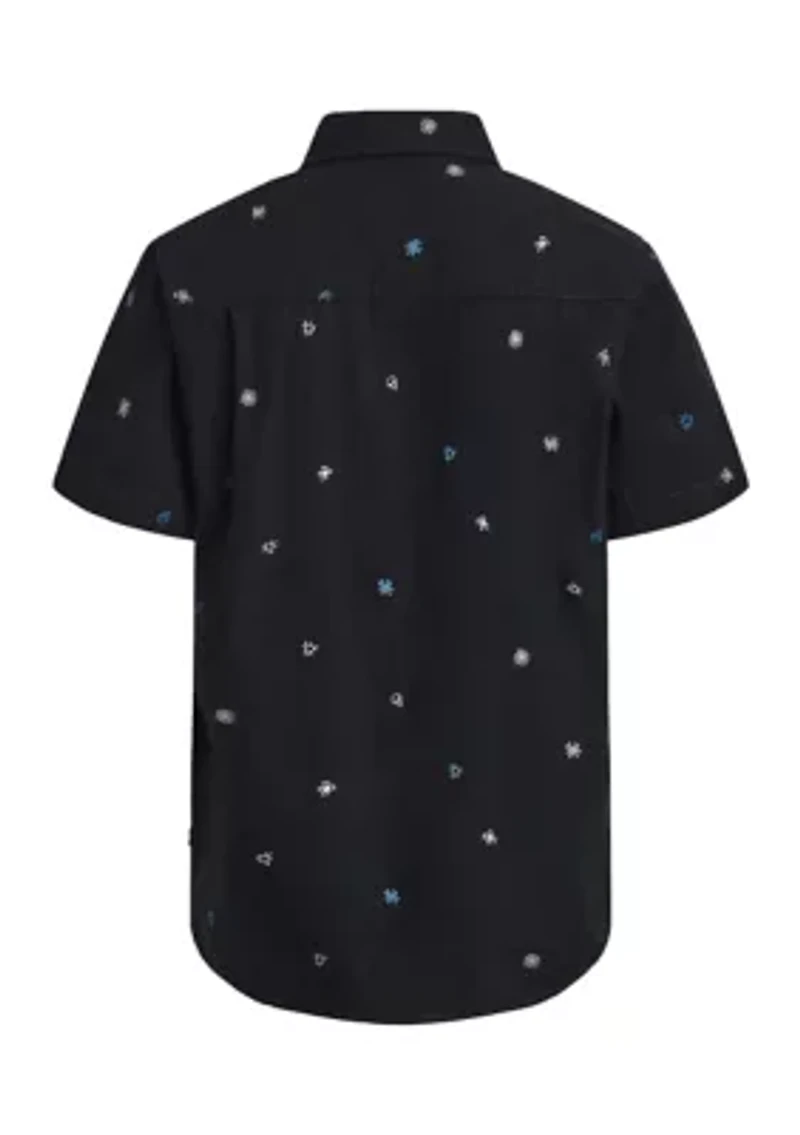 Boys 8-20 Apero Classic Short Sleeve Woven Shirt