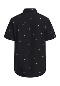 Boys 8-20 Apero Classic Short Sleeve Woven Shirt