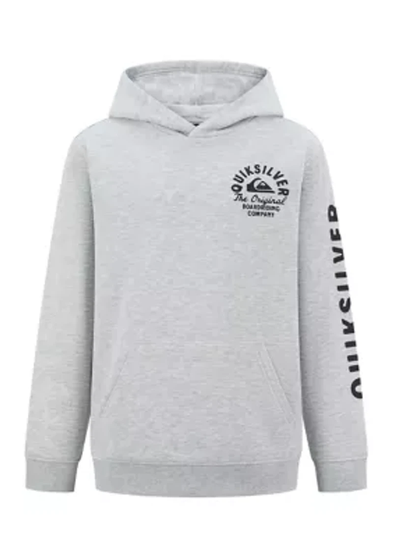 Boys 8-20 Circle Script Hoodie