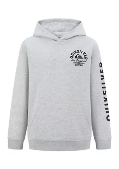 Boys 8-20 Circle Script Hoodie