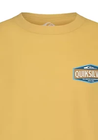 Boys 8-20 Six Point Logo Short Sleeve Shirt