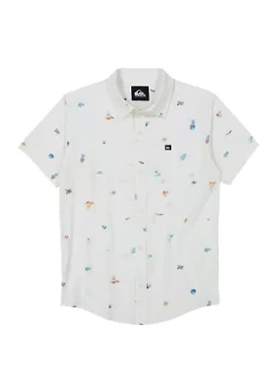 Boys 8-20 Apero Classics Short Sleeve Woven Shirt