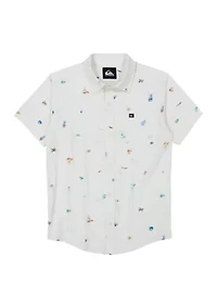 Boys 8-20 Apero Classics Short Sleeve Woven Shirt