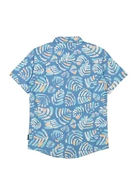 Boys 8-20 Shades Classic Short Sleeve Woven Shirt