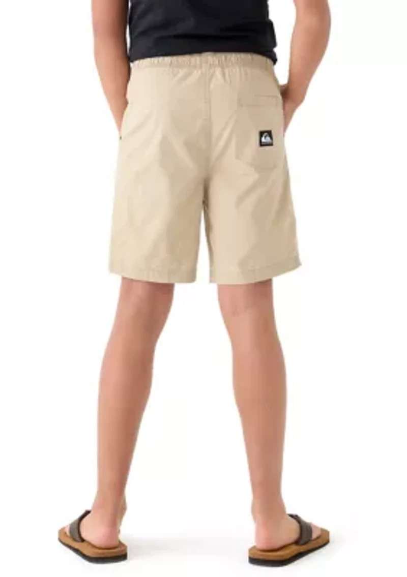 Boys 8-20 Cotton Blend Pull On Shorts