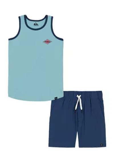 Boys 4-7 Tank Top and Tech Shorts Set