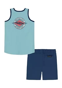 Boys 4-7 Tank Top and Tech Shorts Set