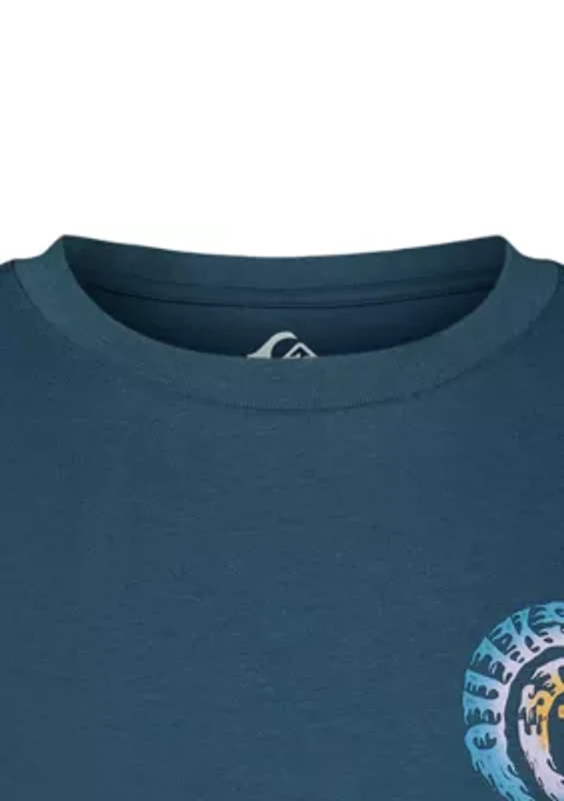 Boys 8-20 Spiral Saw Short Sleeve Graphic Shirt