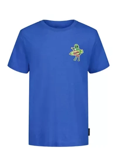 Boys 8-20 Sticker Short Sleeve Graphic T-Shirt