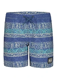 Boys 8-20 Surfsilk Printed Volley Swim Shorts