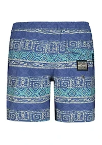 Boys 8-20 Surfsilk Printed Volley Swim Shorts