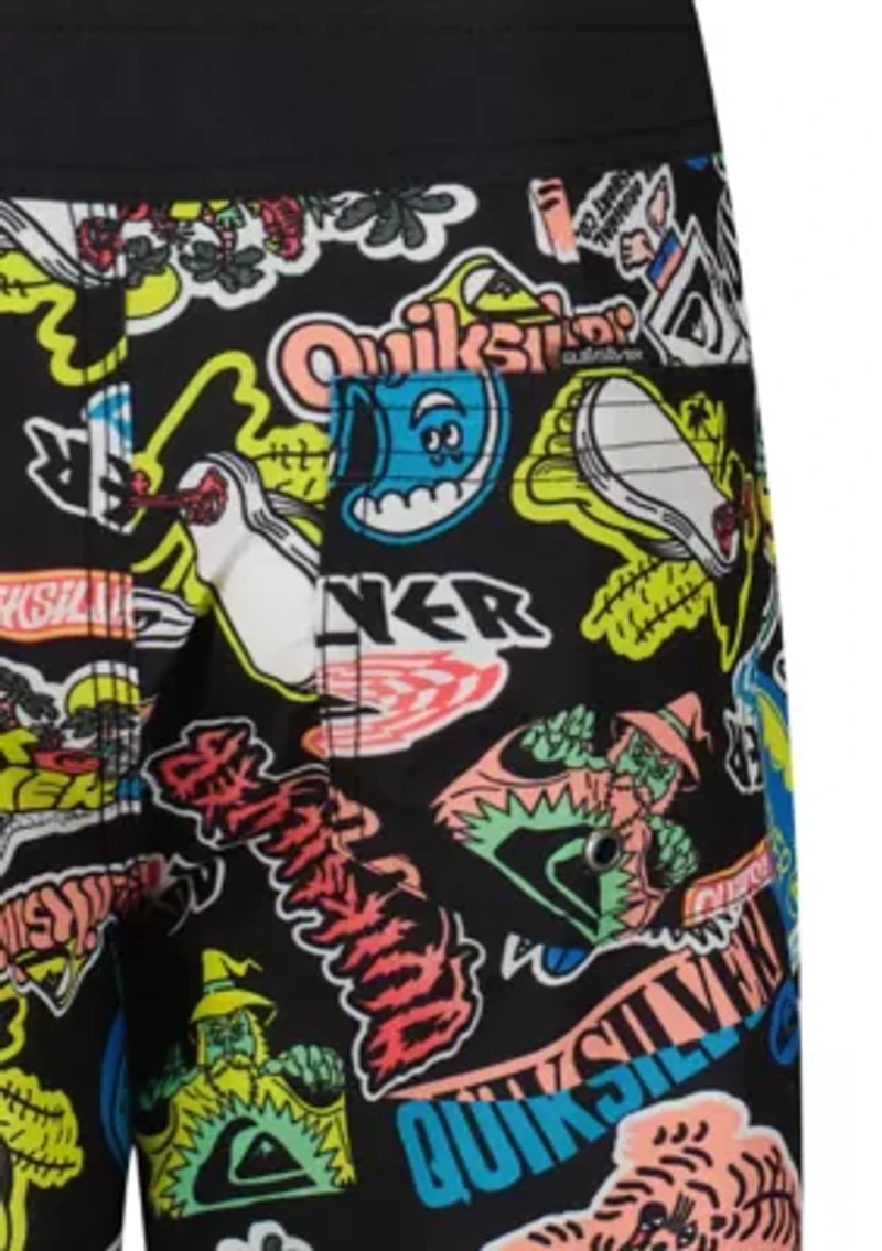 Boys 8-20 Everyday Sticker Print Board Shorts