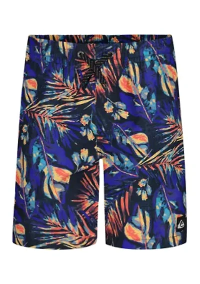 Boys 8-20 Tropical Swim Shorts