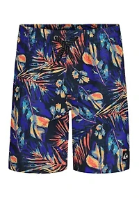 Boys 8-20 Tropical Swim Shorts