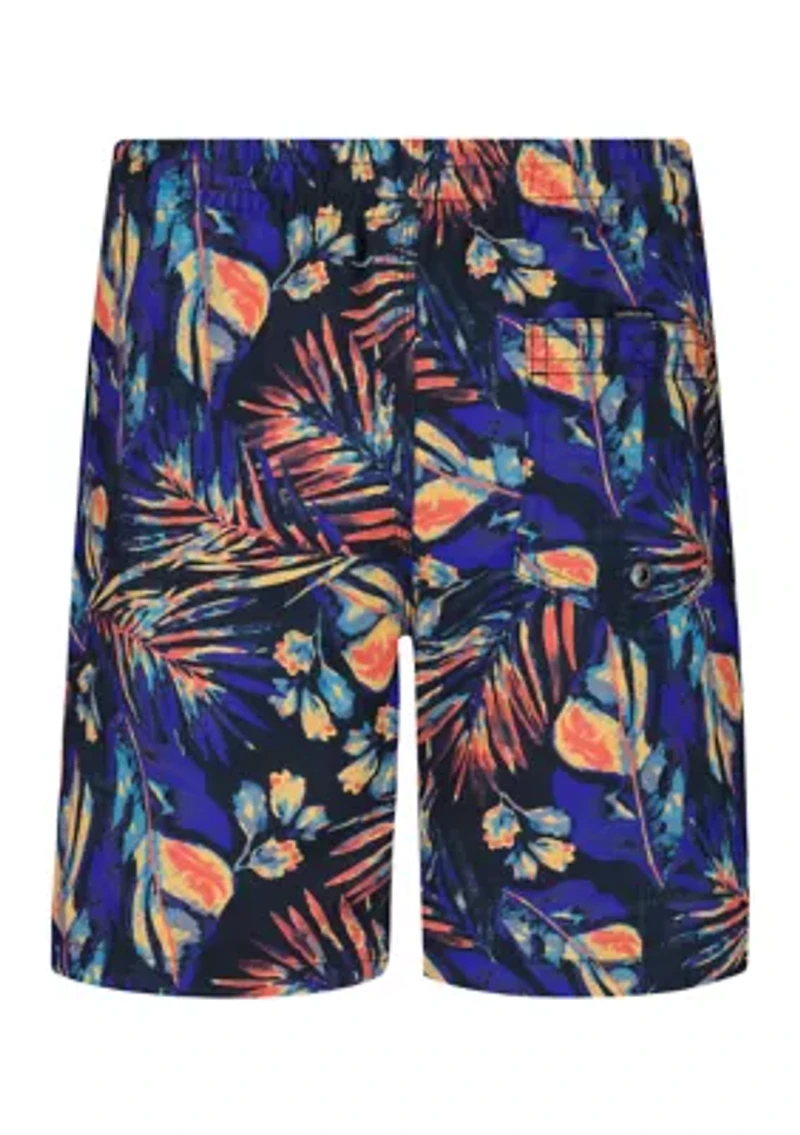 Boys 8-20 Tropical Swim Shorts