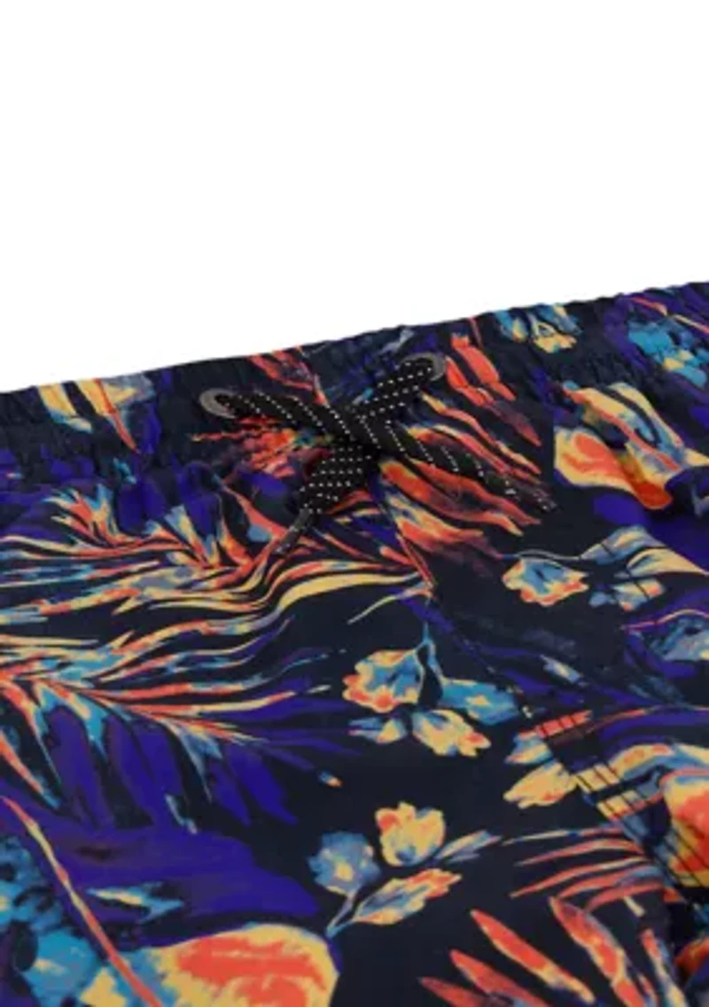 Boys 8-20 Tropical Swim Shorts