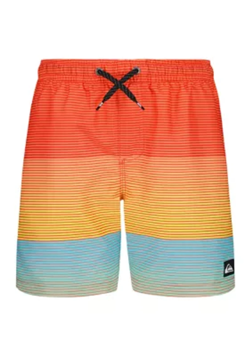 Boys 8-20 Everyday Striped Volley Board Shorts