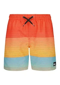 Boys 8-20 Everyday Striped Volley Board Shorts