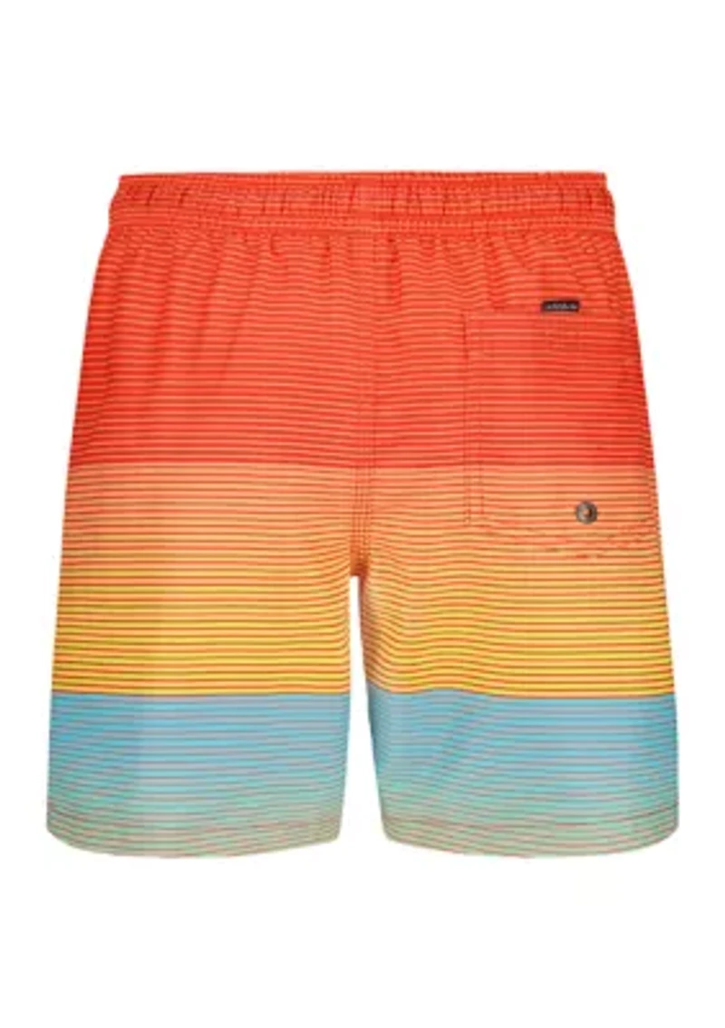 Boys 8-20 Everyday Striped Volley Board Shorts