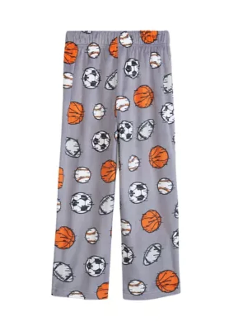 Boys 4-7 Sports Printed Pajama Pants