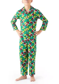 Boys 4-7 Sleep Grinch Pajama Set
