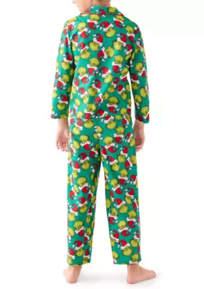 Boys 4-7 Sleep Grinch Pajama Set