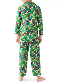 Boys 4-7 Sleep Grinch Pajama Set