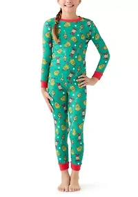 Boys 4-7 Grinch 4-Piece Pajama Set