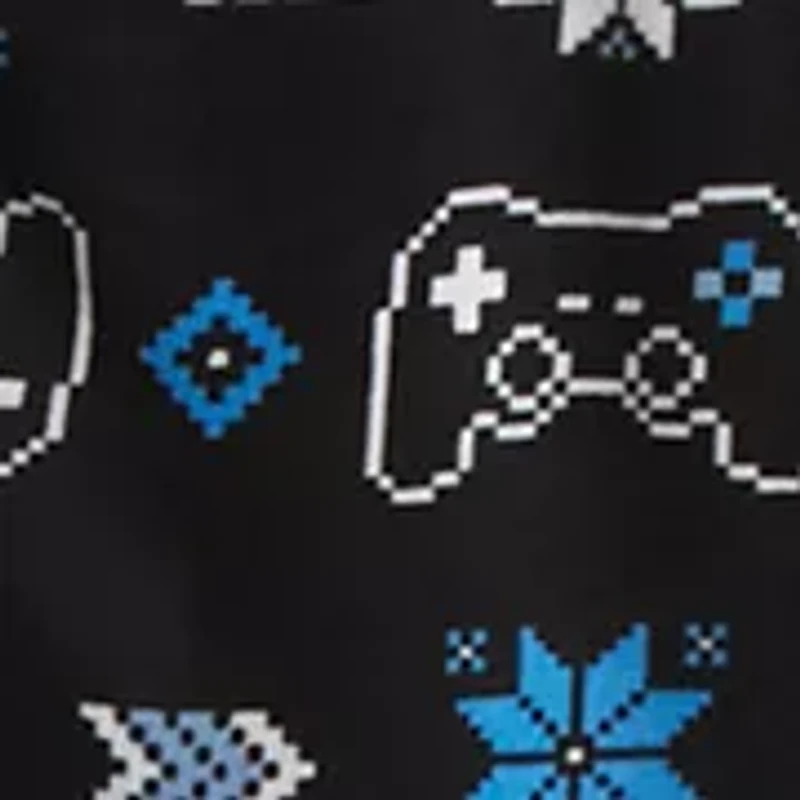 Boys 6-16 Controller Print Pajama Set