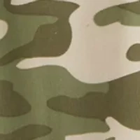 Boy 6-16 Long Color Block Raglan Sleeve Shirt and Camo Pants Pajama Set