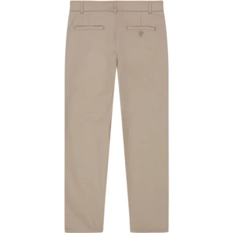 Boys 8-20 Flat Front Twill Pant