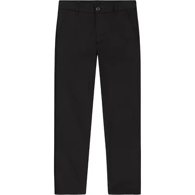 Boys 8-20 Slim Fit Flat Front Twill Pant