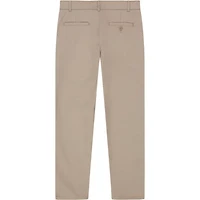 Boys 8-20 Slim Fit Flat Front Twill Pant