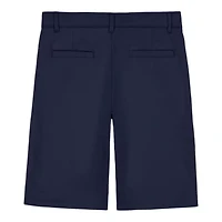 Boys 8-20 Flat Front Twill Short