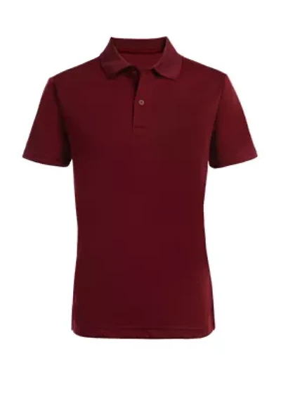 Boys 8-20 Short Sleeve Performance Polo Shirt