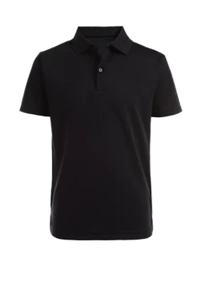 Boys 8-20 Husky Perforated Polo Shirt
