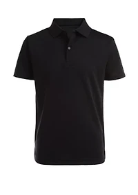 Boys 8-20 Husky Perforated Polo Shirt