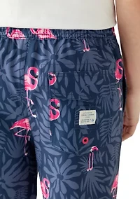 Boys 8-20 Flamingo Volley Swim Trunks