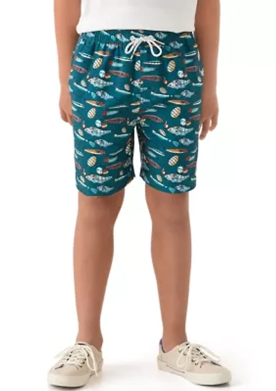 Boys 8-20 Lure Stretch Volley Swim Trunks
