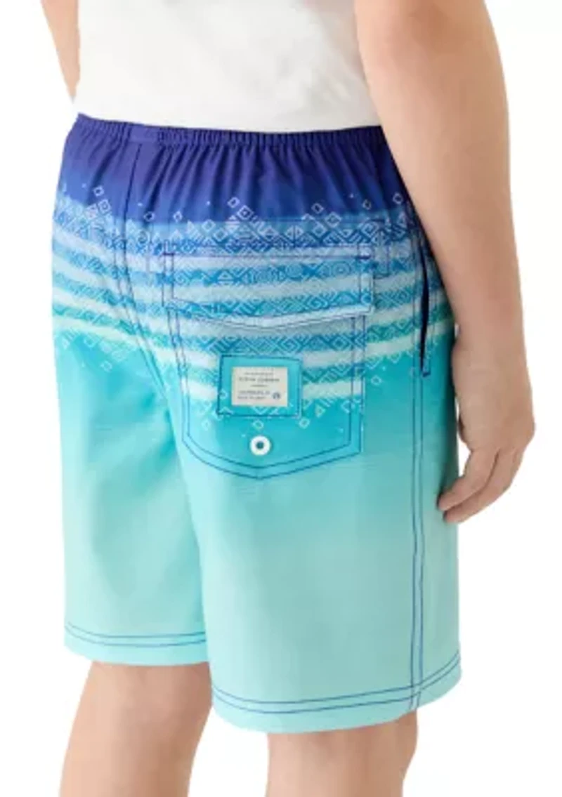 Boys 8-20 Stripe Volley Swim Trunks