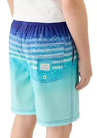 Boys 8-20 Stripe Volley Swim Trunks